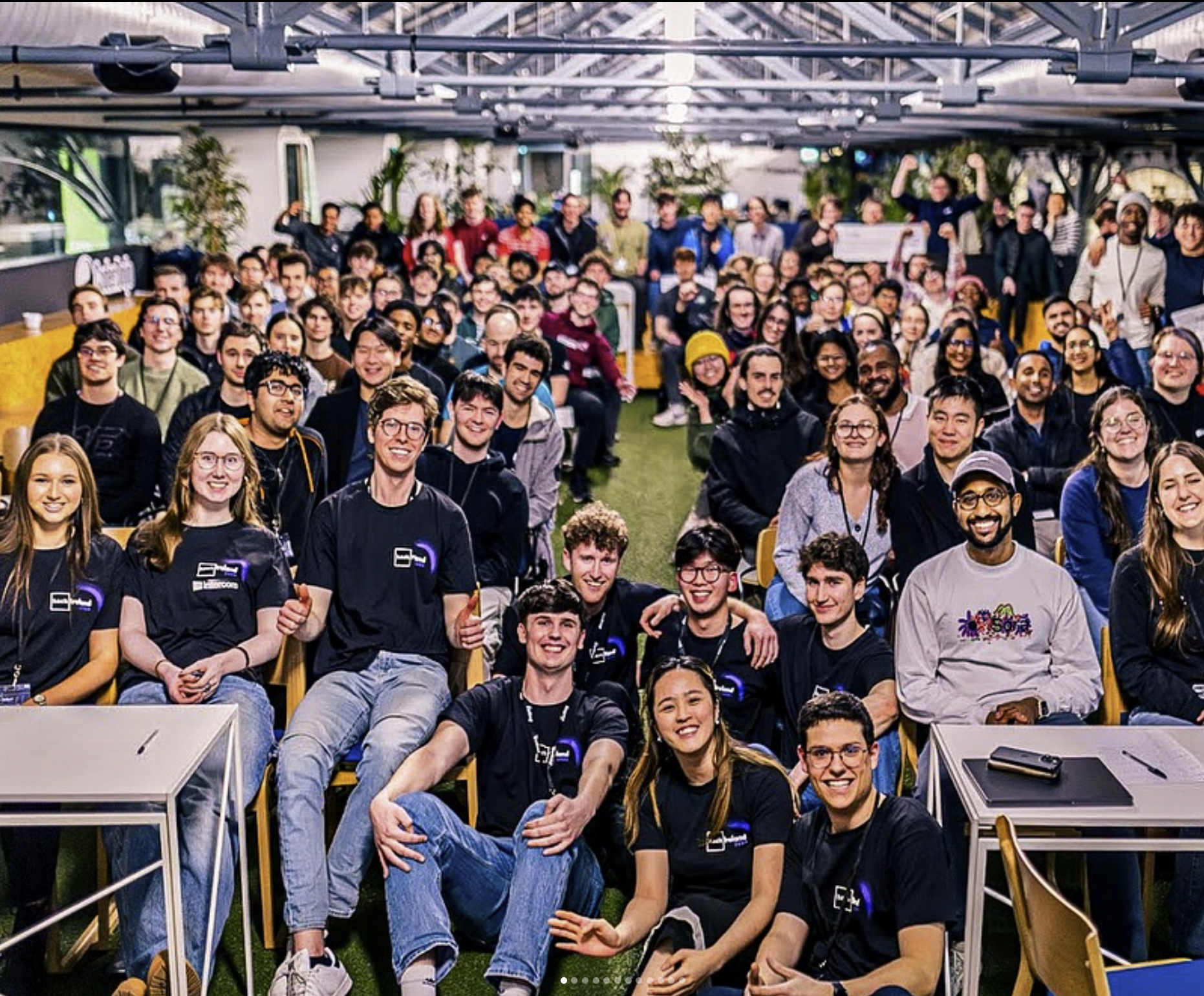 Hack Ireland organisers and participants gathered in Dogpatch Labs